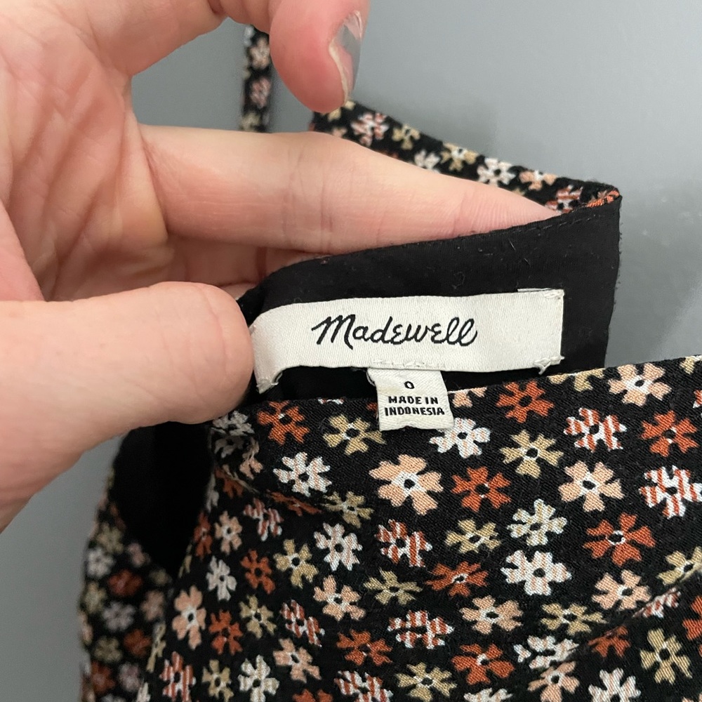 Madewell Button-Down Cami in Petite Blooms Womens Size 0 - Picture 5 of 5